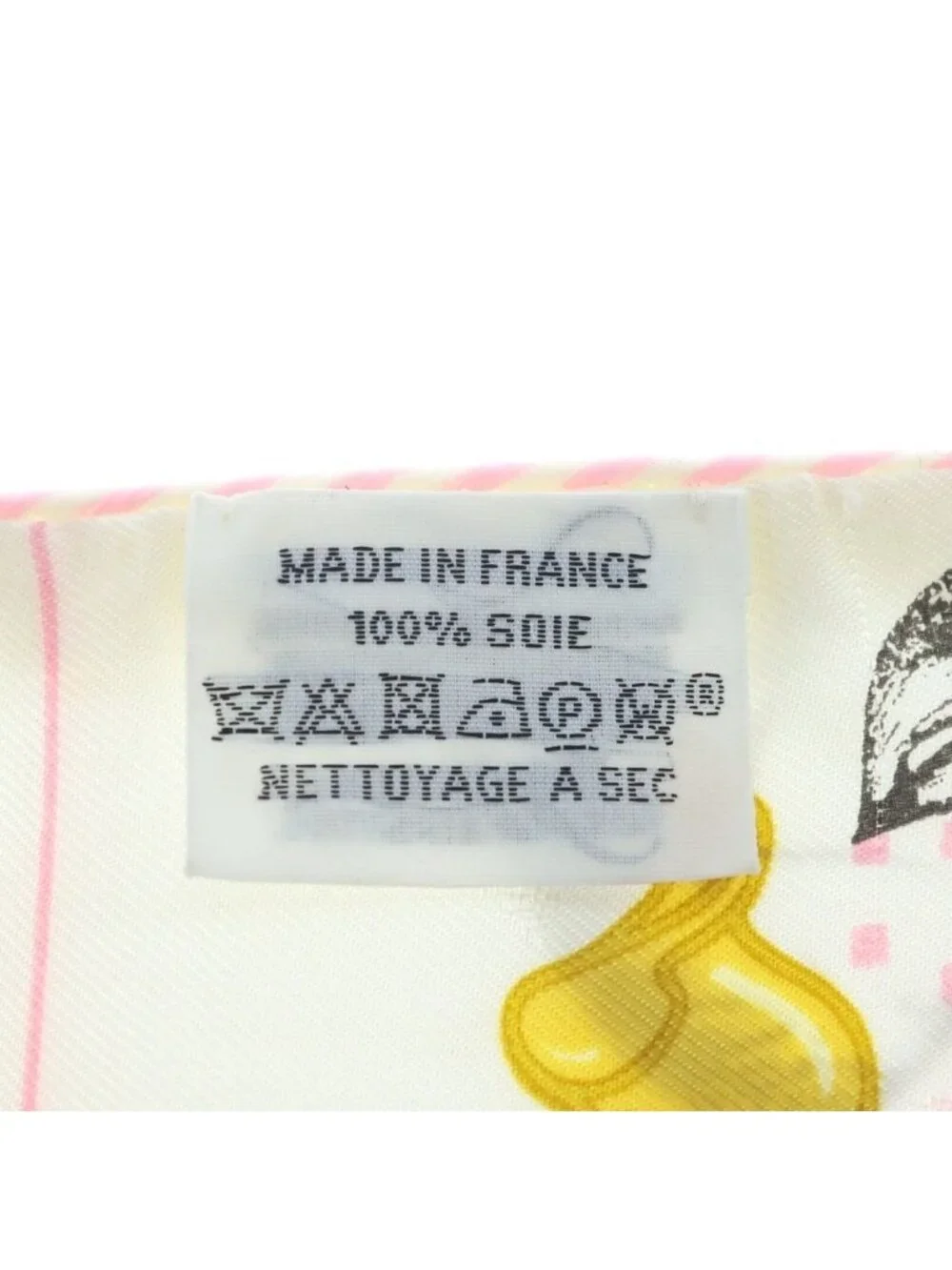 Hermes Twilly Garde Robe Pop Rose Pop Scarf Silk White Pink